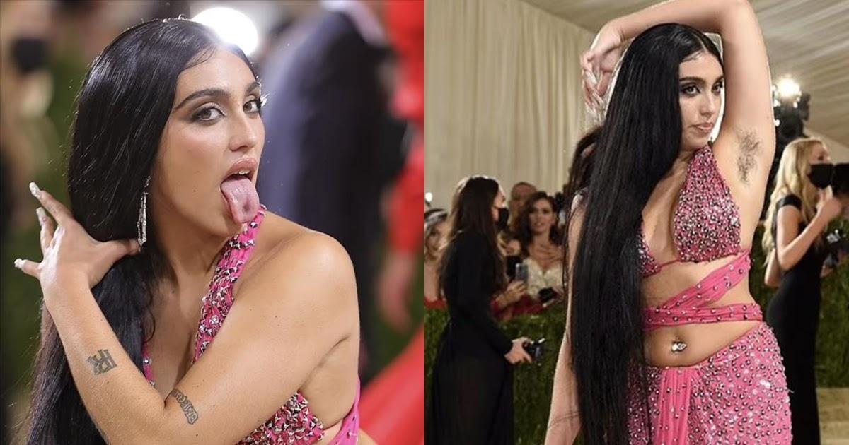 Met Gala 2021: Con gái Madonna hoá Rapunzel tóc đen, khoe da dưới cánh tay