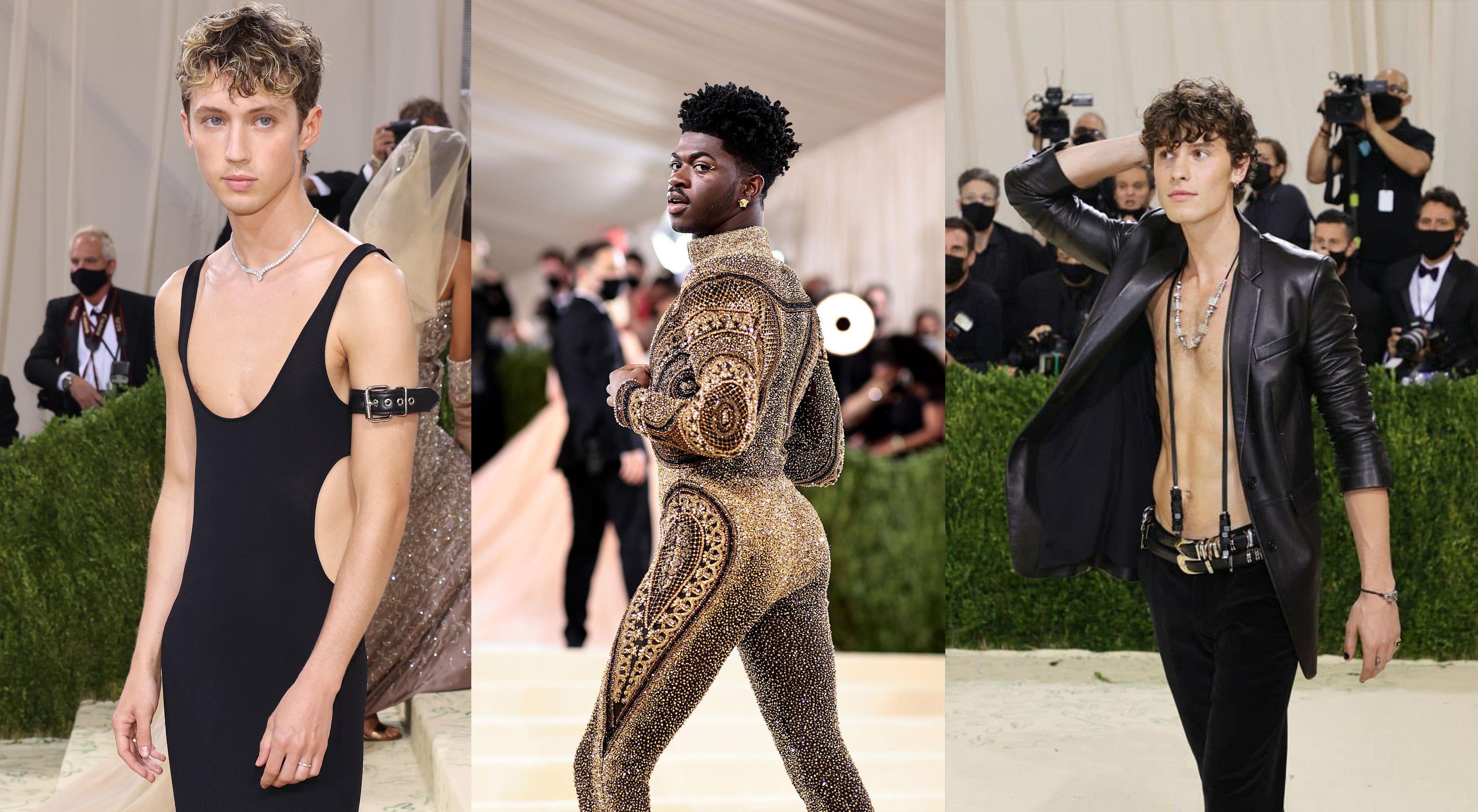 Dàn sao nam chuộng phong cách nữ tính tại Met Gala 2021