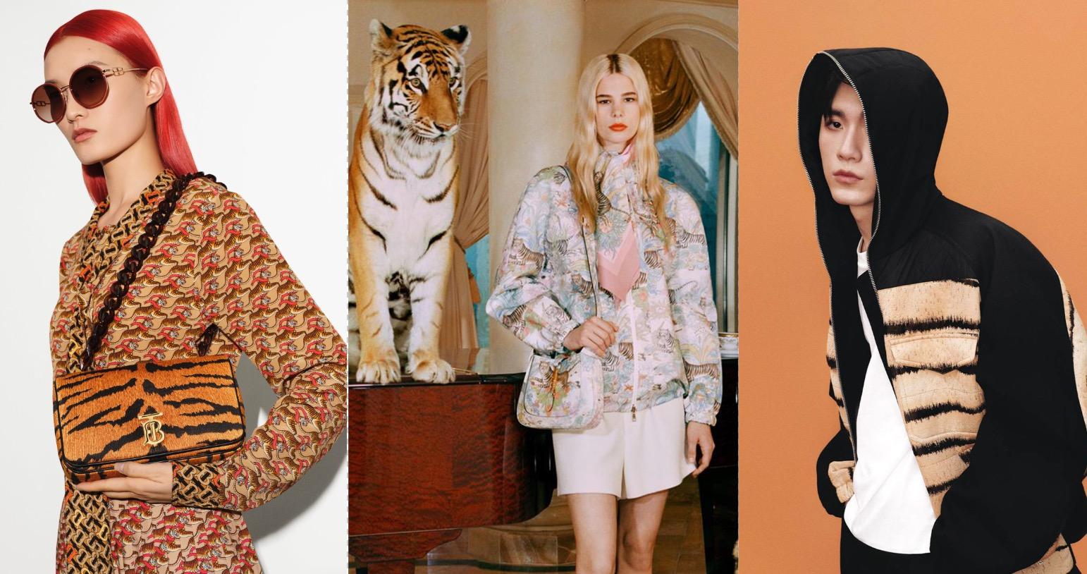Hoạ tiết hổ vằn phủ sóng khắp các bộ sưu tập mừng Tết Nguyên đán 2022 của loạt thương hiệu xa xỉ
