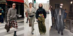 Thời trang "phản giới tính" tại Paris Fashion Week 2022: Nam thích mặc váy, nữ diện áo da đinh tán