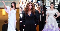 Thảm đỏ LHP Cannes 2022 ngày 2 và 3: Anne Hathaway, Julia Robert, Lý Nhã Kỳ mang trang sức tiền tỷ