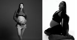 Hoa hậu đẹp nhất Hàn Quốc Honey Lee táo bạo khoe bụng bầu trên tạp chí Vouge Hàn Quốc