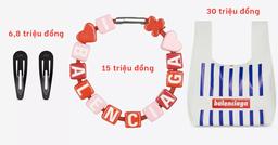 Balenciaga bán kẹp tóc, túi xách như "hàng chợ" nhưng giá trên trời