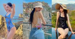 BST áo tắm một mảnh của Hoa hậu Hương Giang: Vừa đi bơi vừa dùng phối street style cực chất