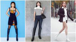 Học hỏi Hot girl Sam cách diện boot "siêu hack dáng" cho nàng nấm lùn