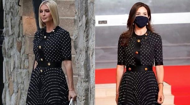 Ái nữ nhà Donald Trump "đụng hàng" Công nương Mary trong thiết kế của Prada