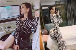 Lệ Quyên và tình tin đồn đại gia Đức Huy đụng hàng, đụng cả cách pose dáng như "hai chị em"