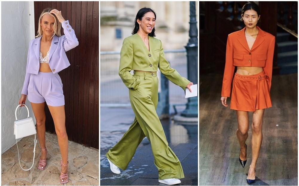 Blazer dáng croptop (cropped blazer) và cách tự chế một chiếc blazer dáng croptop không tốn 1 xu