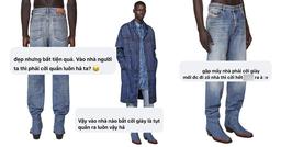 Diesel ra mắt quần jeans liền boots, netizen bối rối: "Muốn tháo giày thì phải cởi quần?"