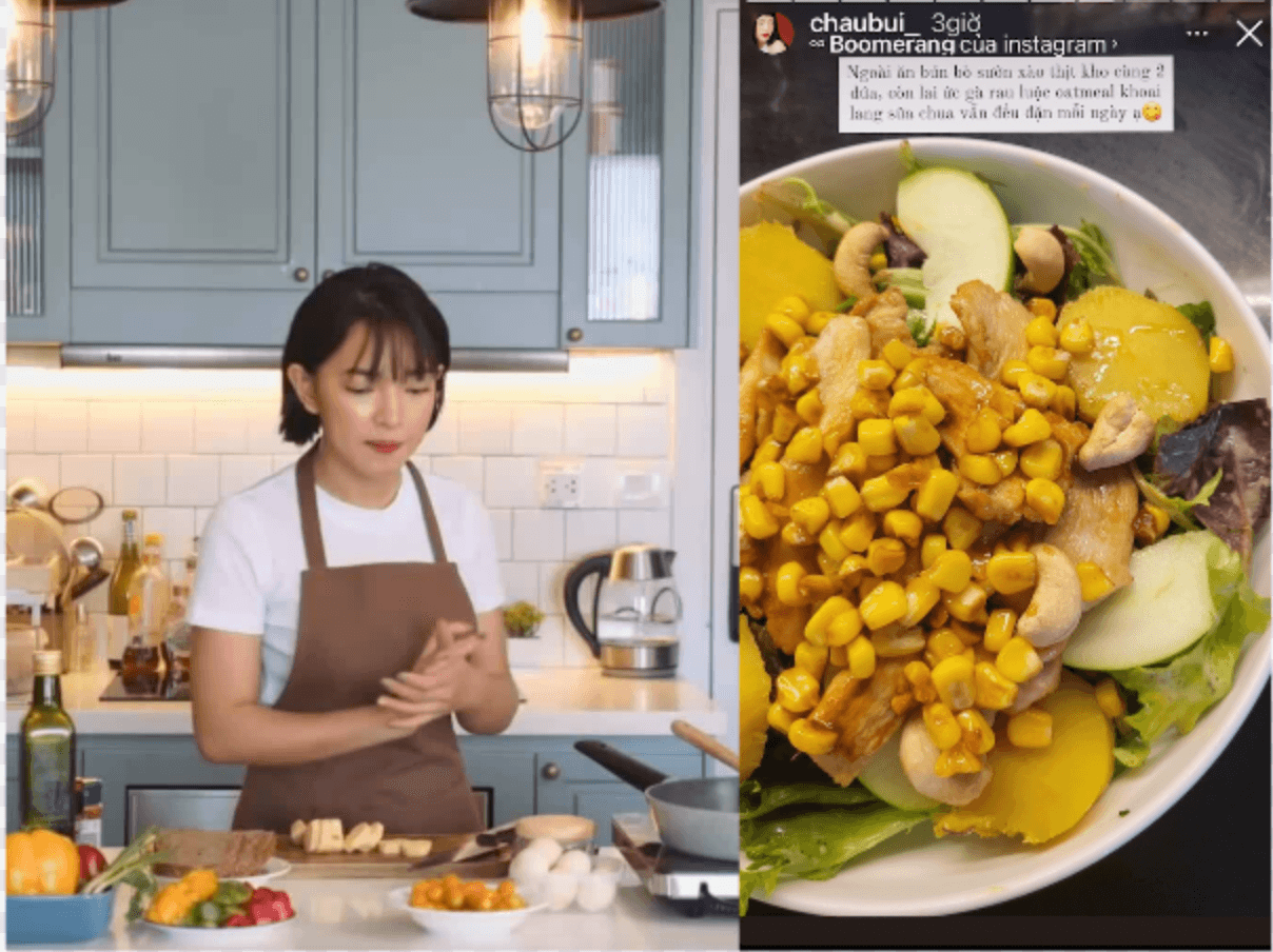 Không hẹn mà gặp, cả Châu Bùi và Linh Rin đều gợi ý những món ăn healthy ăn hoài không chán