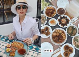 Mâm cơm tất niên của sao Việt: Vợ Công Lý ghi điểm với mâm cỗ toàn hoa