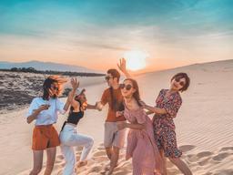 Cồn cát Quang Phú, điểm du lịch chiều được cả người lớn lẫn trẻ nhỏ ở Quảng Bình