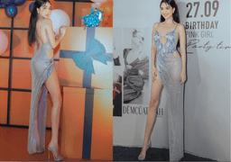 Ngọc Trinh diện đầm lấp lánh với cut-out “nóng bỏng mắt” đón sinh nhật tuổi 33