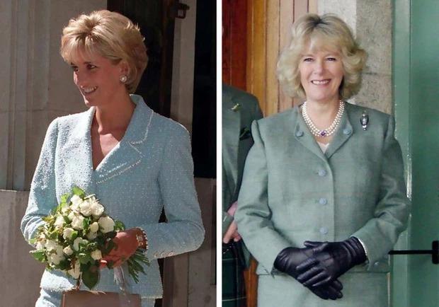 Bà Camilla Parker Bowles lép vế khi mặc chung "style" với Công nương Diana