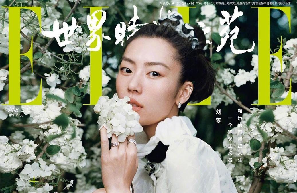 Siêu mẫu châu Á Liu Wen dịu dàng trên tạp chí Elle Trung Quốc