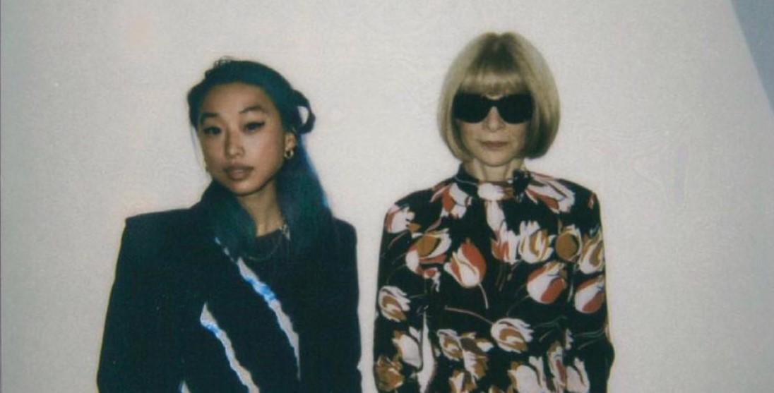 Margaret Zhang hiên ngang tạo dáng cùng Anna Wintour