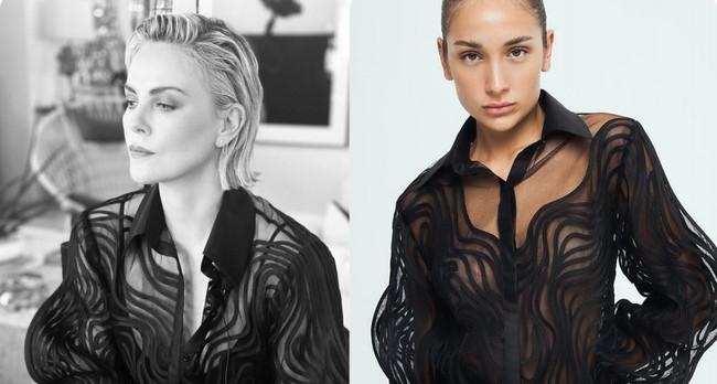 Minh tinh đình đám Charlize Theron diện đồ của NTK Công Trí