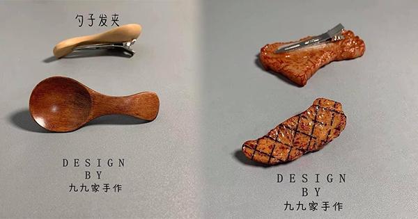 Những chiếc kẹp tóc dành cho các tâm hồn yêu ẩm thực