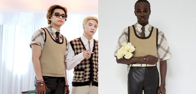 Anh chàng V (BTS) bị chê bai diện đồ hiệu như đồ chợ