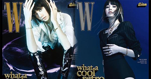 Lisa BLACKPINK gửi lời hồi đáp tới thập niên 90 trên bìa tạp chí W Hàn
