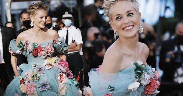 Không phải Elle Fanning, Phạm Băng Băng, Sharon Stone mới là "nữ hoàng váy hoa" tại thảm đỏ Cannes
