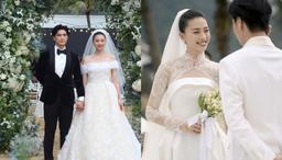 Váy cưới Ellie Saab của Ngô Thanh Vân trị giá 600 triệu