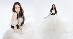 NTK Trần Hùng thể hiện sự gắn bó với "nàng thơ" Hương Ly bằng BST mới