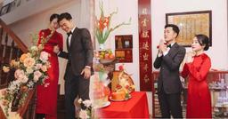 Bộ ảnh "xịn" trong đám hỏi của Xuân Trường - Nhuệ Giang