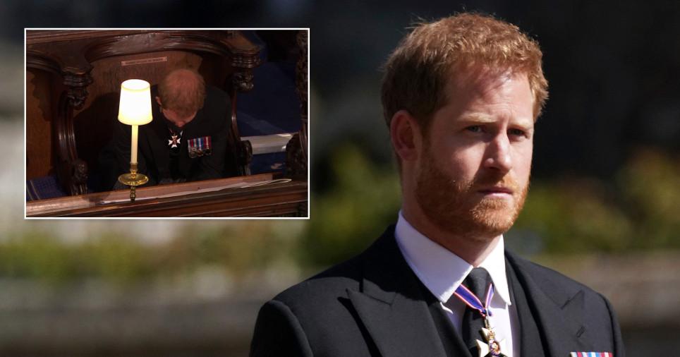 Bắt gặp hình ảnh Harry nói chuyện với anh trai sau tang Hoàng tế Philip