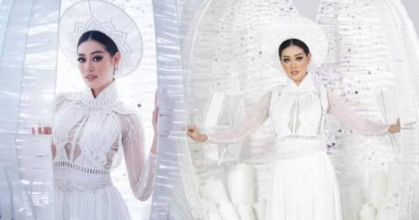 Khánh Vân lọt top 6 trang phục dân tộc yêu thích của Miss Universe 2018 Catriona Gray sau màn trình diễn xuất sắc