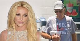 Bố ruột của Britney Spears xuất hiện trên phố, lưng gù mặt hốc hác