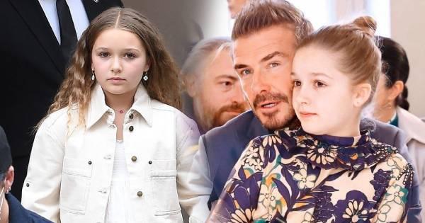 Con gái út của David Beckham tự trang điểm cho mình trong ngày sinh nhật