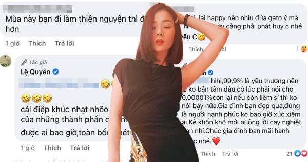 Lệ Quyên đáp trả tay đôi với cư dân mạng khi bị nói "đi làm từ thiện sẽ đẹp hơn là chỉ chụp ảnh"