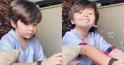 Con trai Elly Trần - cậu bé Túc Mạch - giờ đã lên 6, đẹp trai như hoàng tử