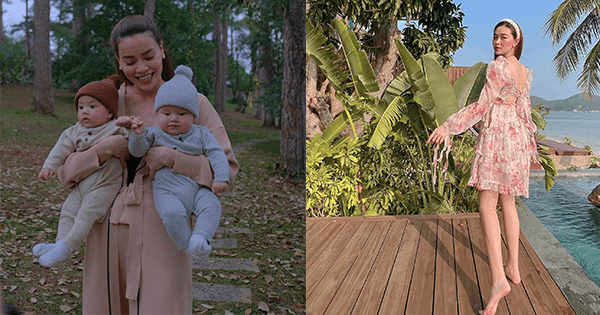 Hôm qua sao làm gì (10/4): Hà Hồ bế hai con, Tường San sang chảnh