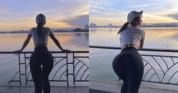 Hot girl Lê Bống lên sóng MXH vì loạt ảnh khoe cận vòng 3