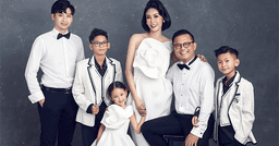 Hôm qua sao làm gì (28/6): Hà Hồ - Kim Lý, Hoa hậu Hà Kiều Anh cùng loạt sao Việt mừng ngày Gia đình Việt Nam