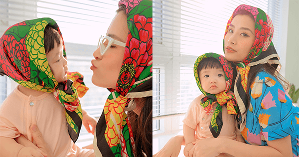 Đông Nhi hóa "bà cụ" bên con gái, Ông Cao Thắng lập tức thể hiện sự ghen tị