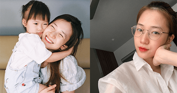 Bà xã JustaTee lâu lắm mới trang điểm xinh đẹp, ai ngờ bị con gái "phán" câu này