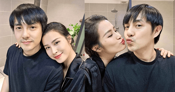 Đông Nhi mặc áo của chồng, tình tứ bên Ông Cao Thắng