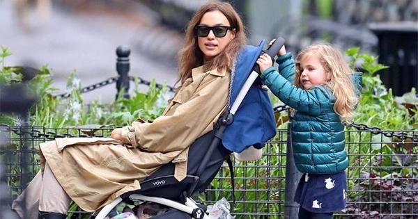Con gái 4 tuổi của siêu mẫu Irina Shayk sợ paparazzi