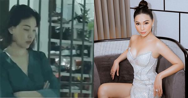 Quỳnh Thư nói gì khi lộ mặt trong clip tiễn chồng D.L.A về từ nhà riêng?