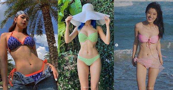 Cuộc đua bikini sát Tết của sao Việt: Hoàng Yến Chibi thanh mảnh, Chi Pu nóng bỏng và khỏe khoắn