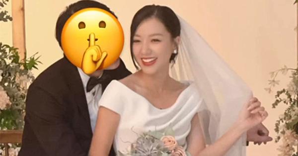 Sự thật bức ảnh cưới của Băng Di bên chú rể giấu mặt