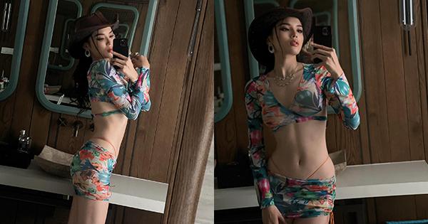 Kỳ Duyên tiếp tục lập kỷ lục vòng eo "thắt cổ chai" hấp dẫn nhất showbiz