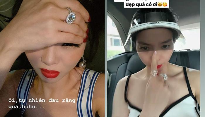 Yêu trai trẻ, Lệ Quyên vẫn có thói quen như Lý Nhã Kỳ: Buồn buồn lấy nhẫn kim cương đeo là vui
