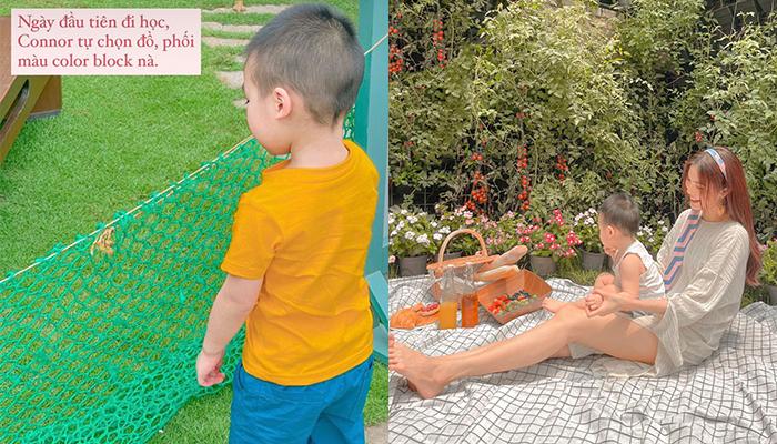 Mới 3 tuổi, con trai Lan Khuê đã bộc lộ thiên hướng chuẩn"con nhà nòi"