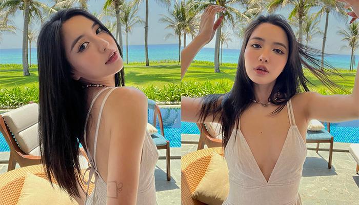 Bích Phương "chiêu đãi" fan loạt ảnh đi biển quyến rũ, hẹn ngày chơi game lại