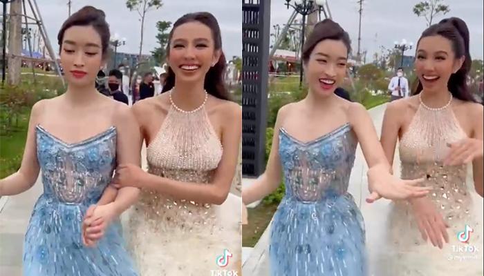 Đỗ Mỹ Linh đăng clip hất tay Thùy Tiên, netizen đặt cho biệt danh mới "Miss hất tay"
