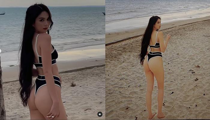 Lâu rồi mới thấy Ngọc Trinh "siêu vòng 3" như thế này, xứng danh nữ hoàng nội y